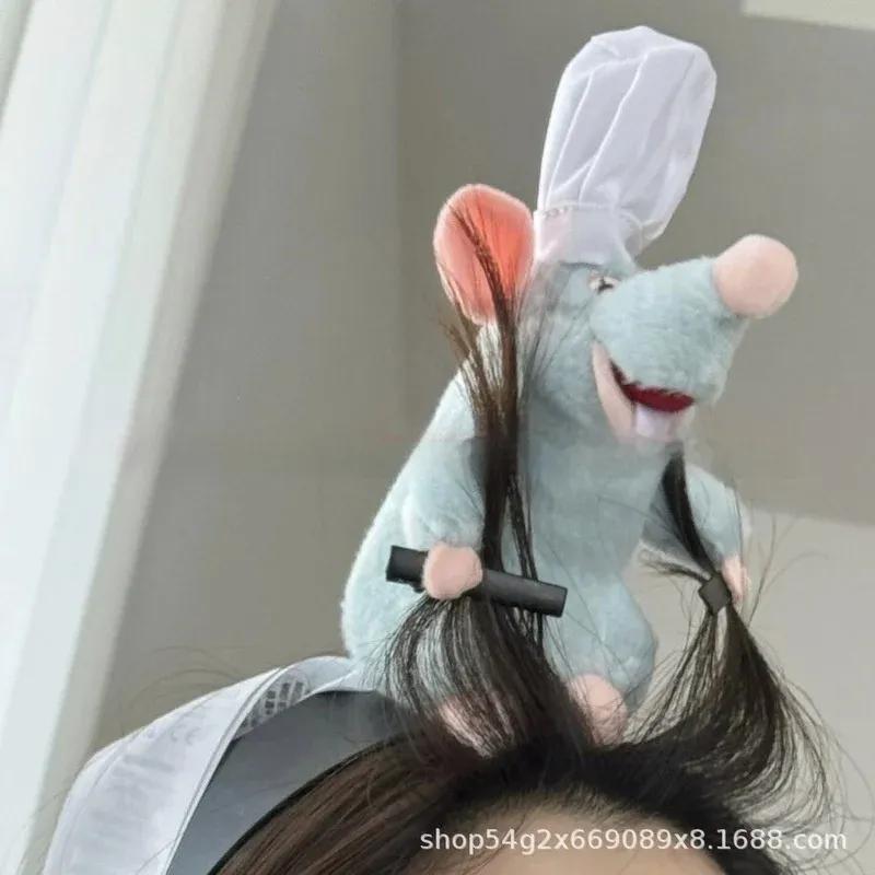 Ratatouille Remy Plüsch Koch Cartoon Maus Stirnband Haarspange Foto Kopfschmuck Kreativer Aufsatz Entwickelt Für Mädchen Geburtsdatum Geschenke