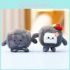 Cute Plush Tofu Doll With Ultra Soft Fabric Ideal For Girls Keychain Gift