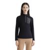 Anta Champion Outdoor Hiking Series Stand Collar Pullover Comfortable Versatile Casual Color Block Knit Sweater Women tops 162610407-1