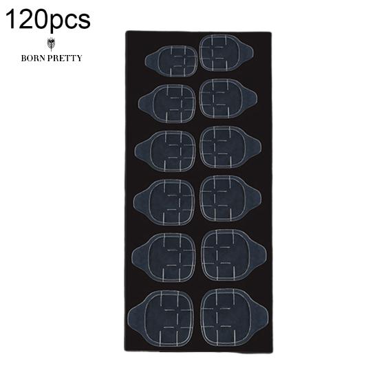 

120 шт., прозрачные двойные украшения для ногтей, двусторонние искусственные ногти, клейкие ленты, наклейки, искусственные ногти