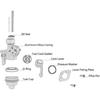 Compatible with Fuel Valve Petcock Replace for Honda CL175 CB350 CL350 SL350 CB360 CL360 CB450 CL450