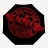 1pc ACDC Band Automatic Opening and Closing Umbrella, Convenient Three-fold Design, 8 Iron Ribs - Suitable for Daily Outdoor Use