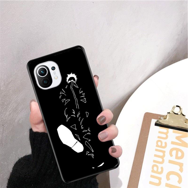 Jujutsu Kaisen Yuji Satoru Gojo Hülle für Xiaomi 12 Mi 10T 11T 11 Pro 10 10T 11 lite 10pro 11Ultra Poco X3 Pro Poco F3 M3