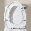 Huse de WC Calde din Pluș Îngroșat, Sterile - 1 Pereche, Adezive, Potrivite Pentru Toate Anotimpurile, Material Poliester Lavabil Manual
