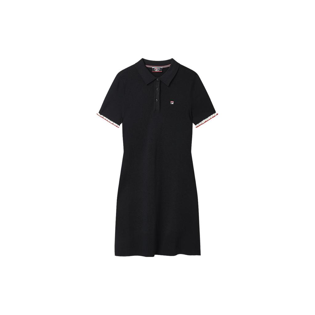 New FILA Short Sleeved Dresses Women's Legend Blue F11W321307ANV