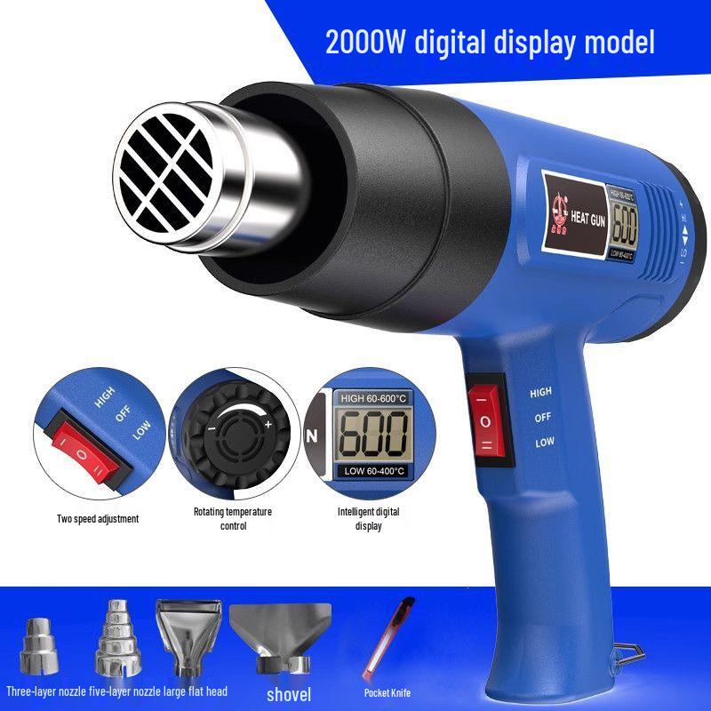 Temperature Control Heat Gun for Car Film & Plastic Welding