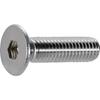 TRUSCO Hexagon Socket Head Flats Bolt Stainless Steel M6 X 35 12 Pieces B129-0635