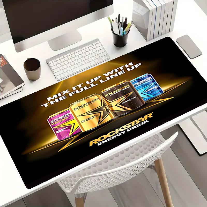 Rockstar Energy Mouse Pad - Non-Slip Rubber Base, Smooth Surface for Work,Gaming,Office,And Home Use, Desk Mouse Pad