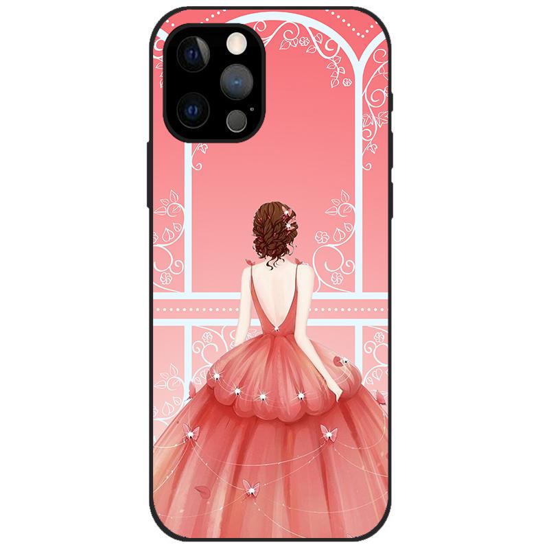 For iPhone 12 Pro Case iPhone12 Pro Bumper Silicon TPU Soft Phone Cover For iPhone 12 Pro Max / 12 Mini Case Cartoon Funda 12Pro