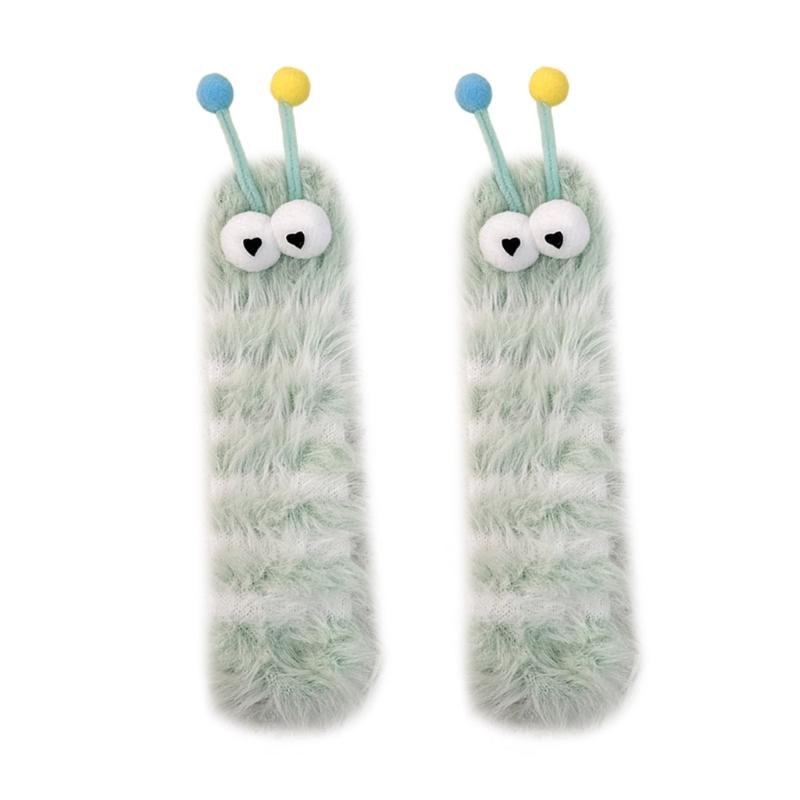 Women Thicker Warm Fuzzy Socks Plush Warm Winter Socks for Sleep Home,Soft Cosy Socks Funny Ankle Crew Socks Streetwear