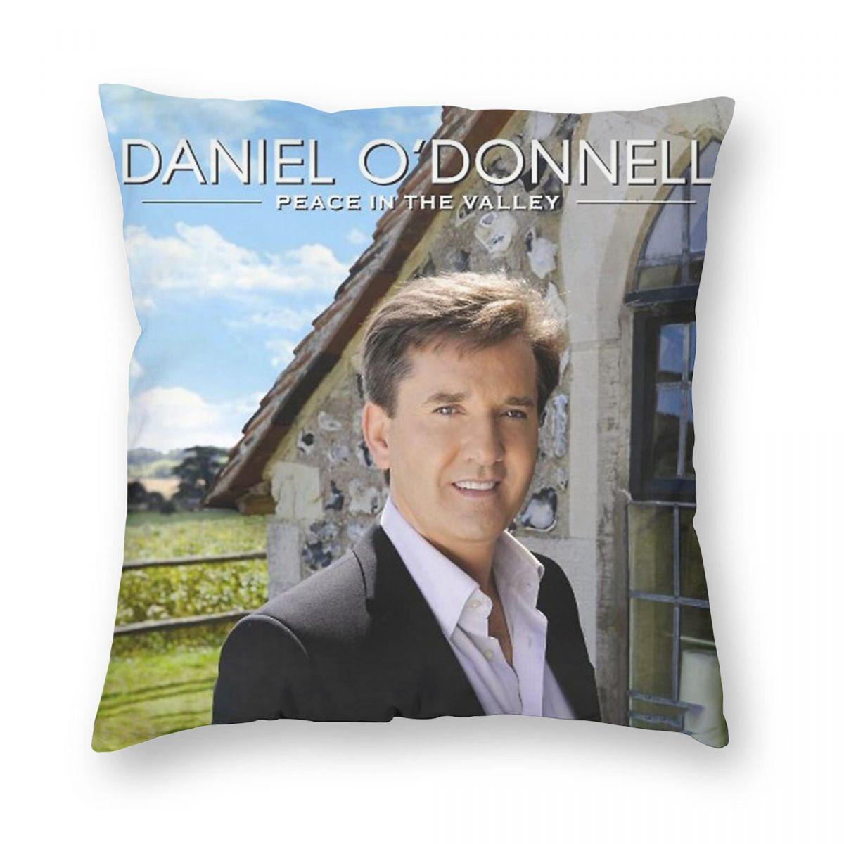 Daniel ODonnell Peace In The Valley Square Pillowcase Polyester Linen Velvet Creative Zip Decor Pillow Case Room Cushion Case 30x30cm