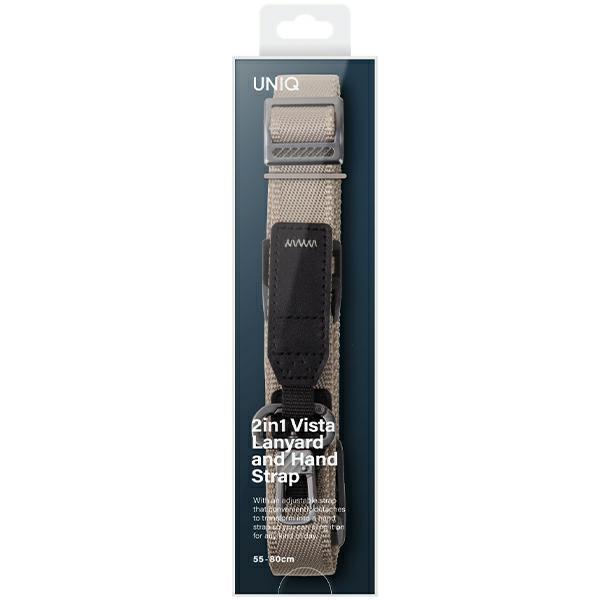 UNIQ Vista universal 2-in-1 phone lanyard green/dark khaki
