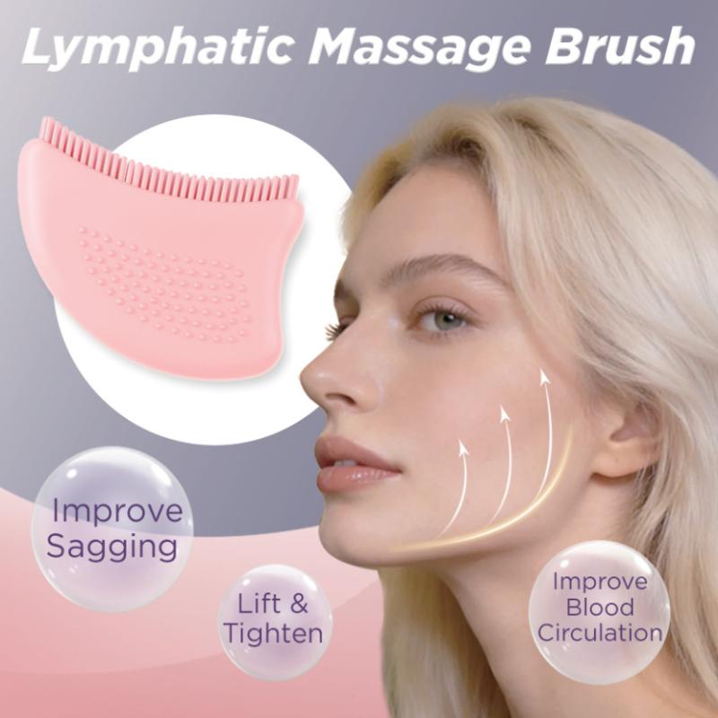 Contour Face Brush Silicone Facial Anti-Puffiness Supplies Dry Brushing Face Brush For Women Men Girls Ladies Beauty Lovers onesize