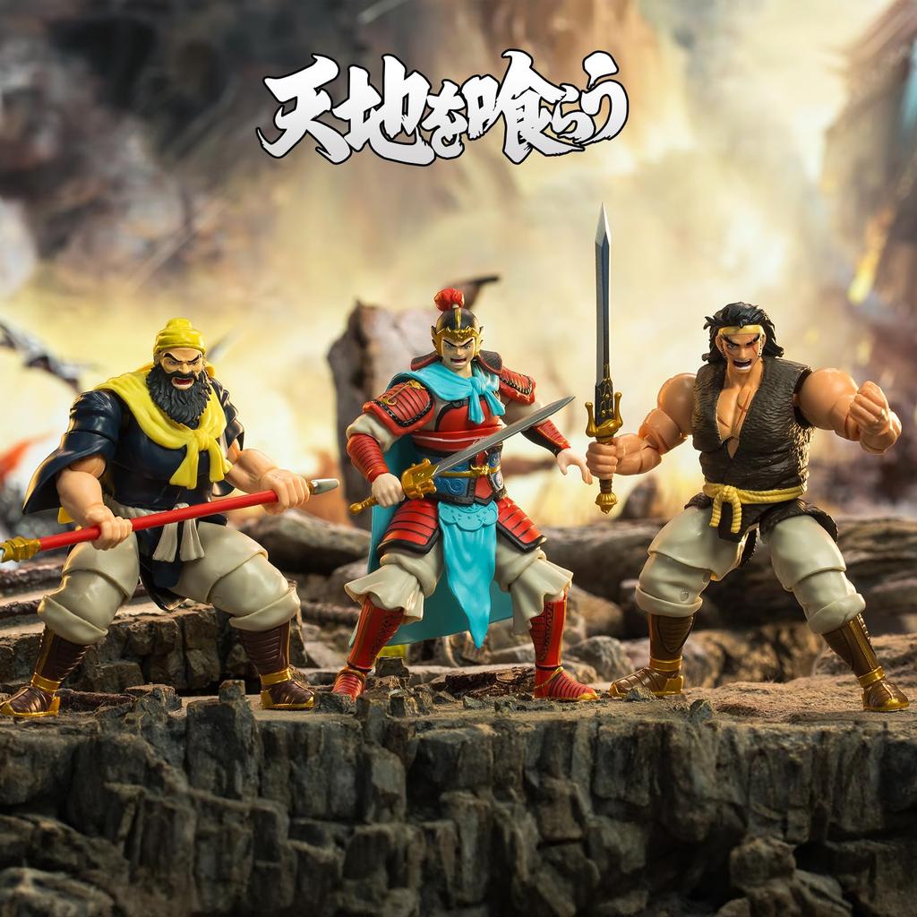 52TOYS Series x Tenchi wo Kurau Yu and Highly Articulated Action Made of PVC Perfect Gift for Manga Fans 3.75' "Guan Yunchang" 3.75-inch (approx.