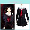 Enma Ai Hell Girl Cosplay Kostüm Elegante Japanische Schuluniform für Halloween-Feiern