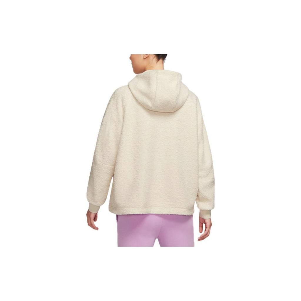 Nike Sportswear Fleece Pullover Hoodie Women Tops Fossil DC5140-206