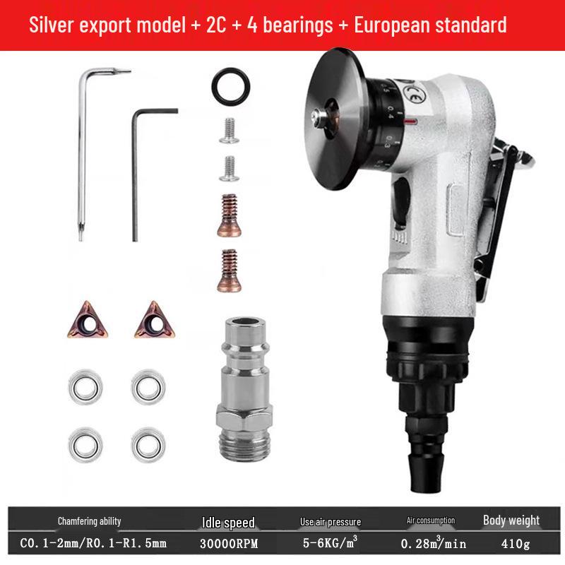 Handheld 45° Pneumatic Chamfering Machine for Metal Deburring