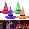 Led Halloween Witch Hat Light Witch Hat Luminous Festival Dress Up Hat Halloween Decoration Day Of The Dead Party Cosplay Props