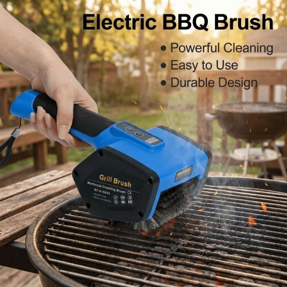 Handheld BBQ Cleaning Brush High Power Barbecue Cleaner Tools  BBQ Grate Cleaning