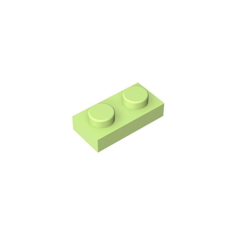 60pcs/lot 3023 DIY Blocks Building Bricks Thin 1X2 Educational Assemblage Construction Toys for Children Compatible With Brand