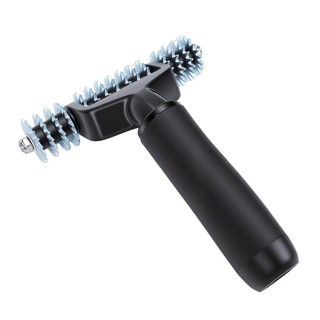 Carpet Pile Roller No Heat Ergonomic Non Slip Handle Star Wheel Carpet Seam Roller Black