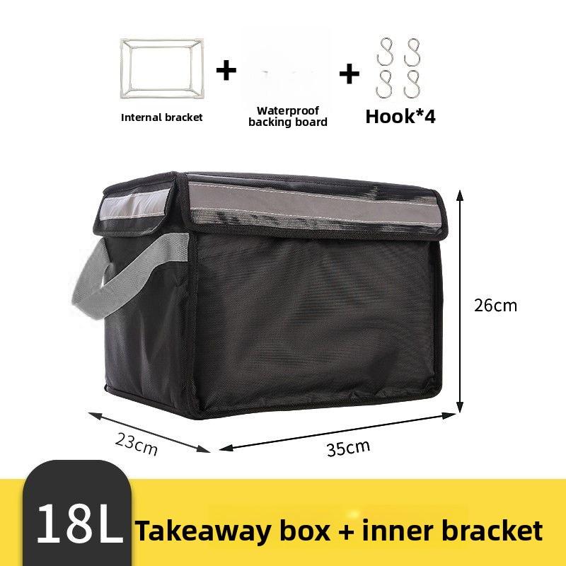 

Black Waterproof Food Delivery Insulated Box Small Medium Large 30 45 62L Sizes Local Delivery Cool Bag Picnic BBQ Supplies 1