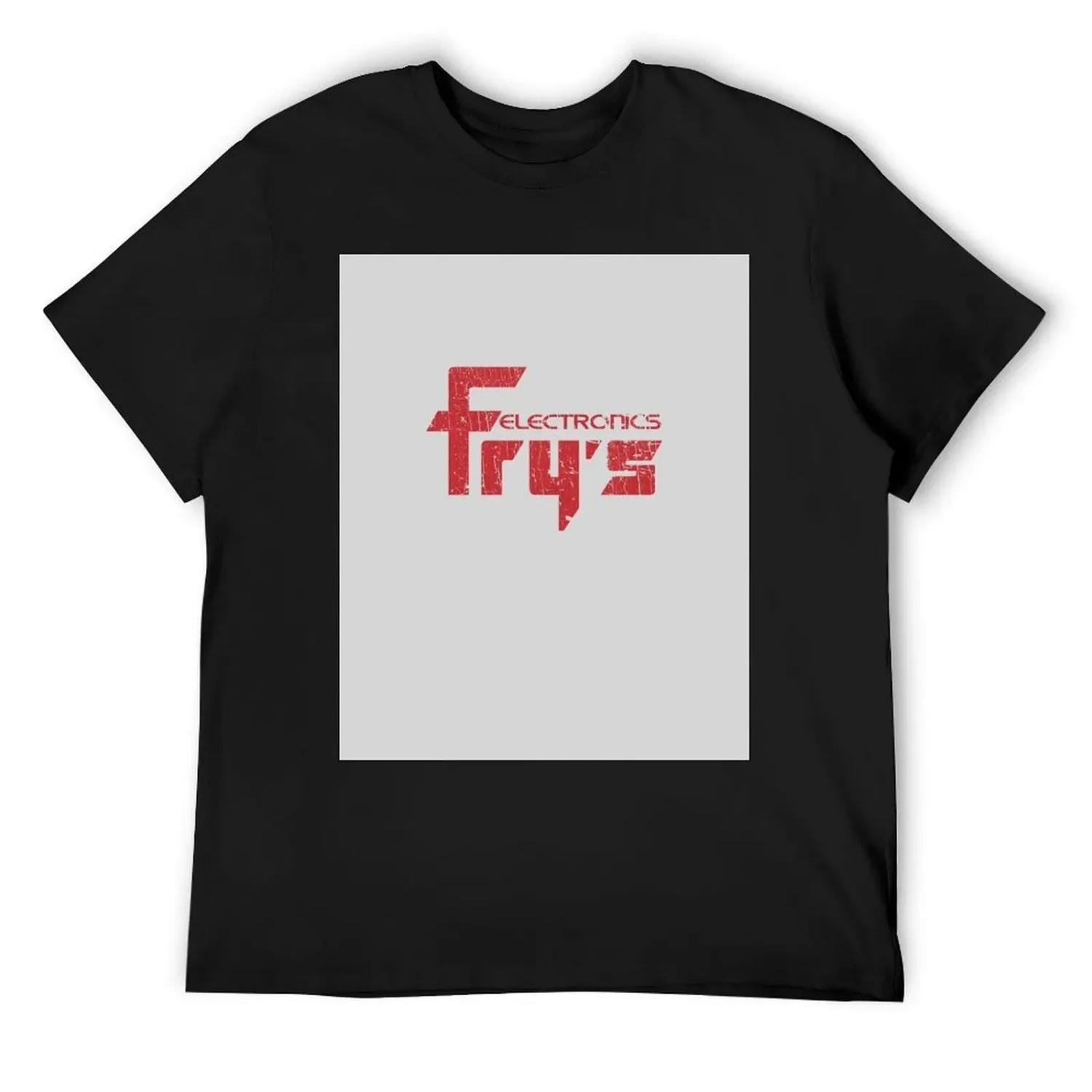 

Fry’s Electronics 1985 T-Shirt man t shirt oversized graphic tee tees luxury clothes men XXXXXL чорний