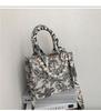 2023 Women's Large Capacity Embroidery Tote Bag – Cotton Linen Canvas Shoulder Handbag