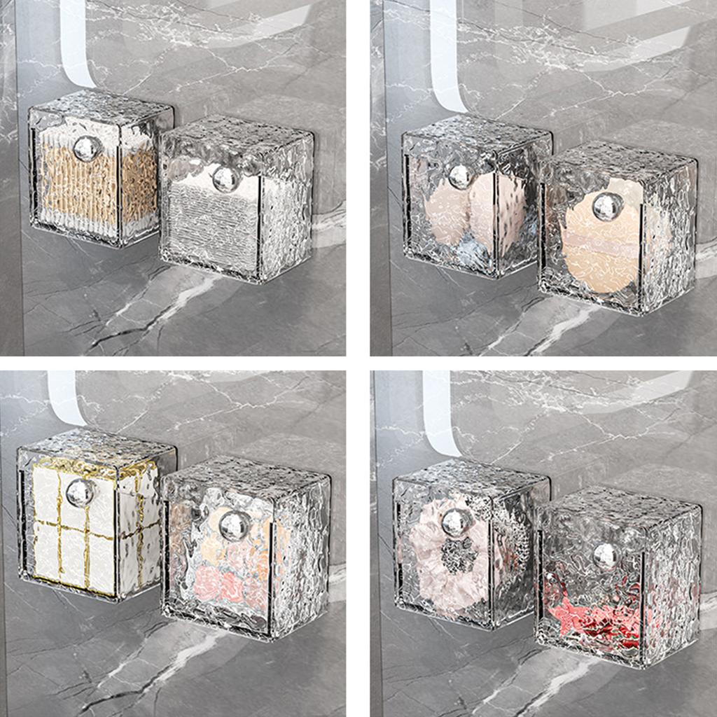 Praktische Wandmontierte Badezimmer Aufbewahrungsbox Platzsparende Organizer für Toilettenartikel und Kosmetik Einfache Installation