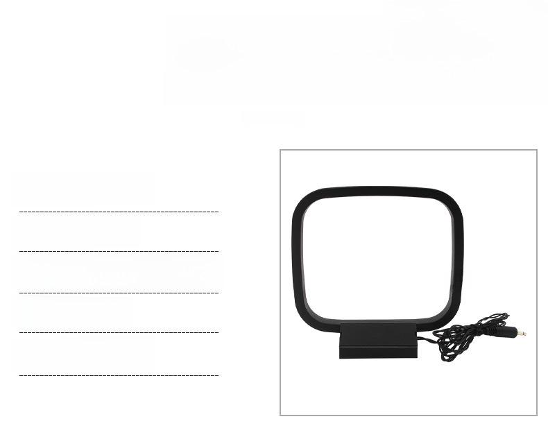AM/FM Outdoor Radio Antenna with Tin Frame for Enhanced Signal Reception