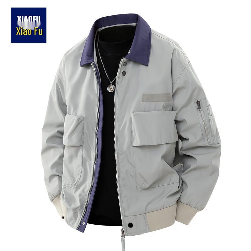 

Xiaofu Men s Autumn/Winter Casual Workwear Jacket M