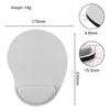 Mouse Pad EVA Support Wristband Gaming Mousepad Solid Color Mice Mat Comfortable Mouse Pad With Wrist Rest For PC Laptop Coaster
