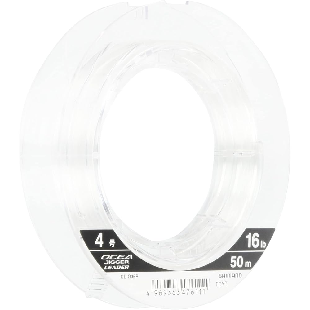 Shimano Ocea Jigger Master Fluorocarbon Fishing Line 50m 4.0号 16lb Pure Clear CL-O36P