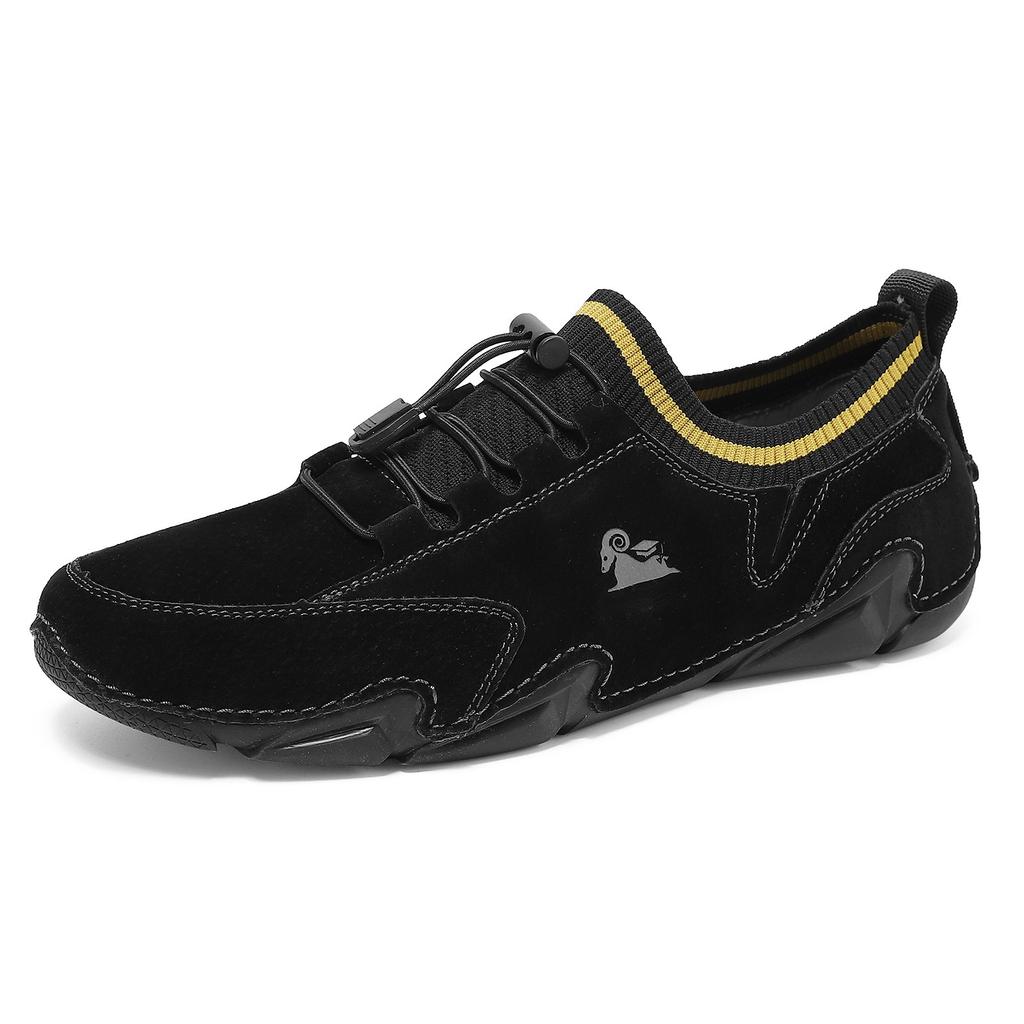 Leather popular men's shoes low-top men's casual shoes Martin shoes men's octopus men's shoes socks large size shoes