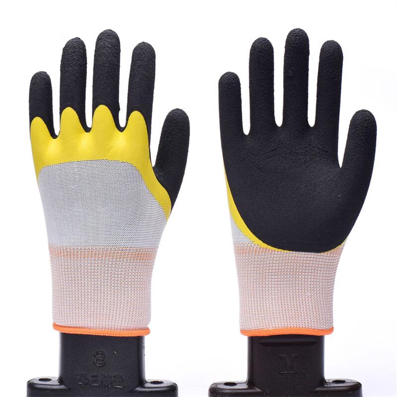 Двухслойные рабочие перчатки из пеноматериала Maihan One Size