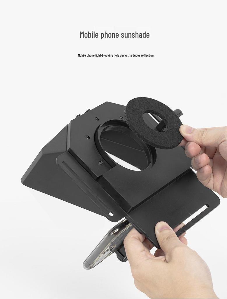 ZhiJie Pronstoor Portable Teleprompter for Mobile Phones & DSLR Cameras