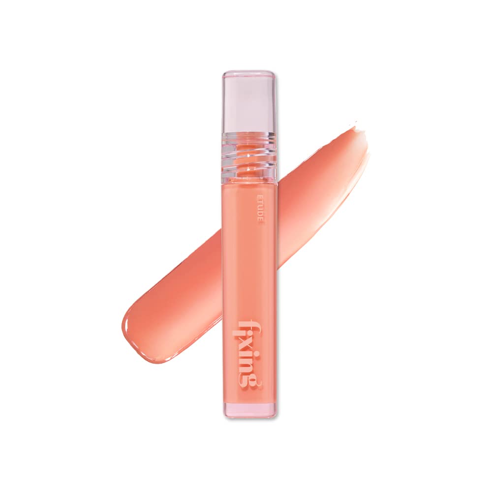 

ETUDE Glow Fixing Tint Pure Coral Lip Tint Lipstick Glossy Finish Highly Moisturizing Clione Lip [Etude Official] / / / / / 3.8g /