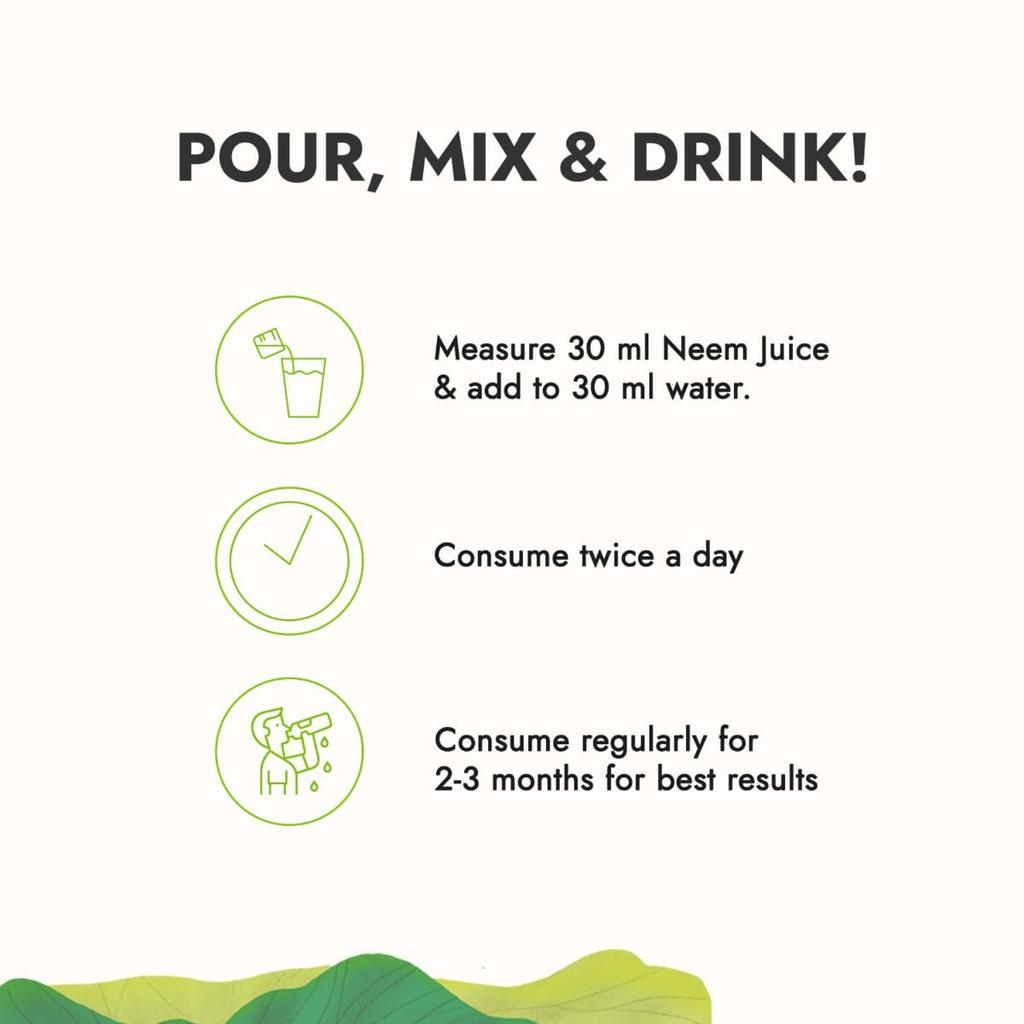 Kapiva Neem Juice 1L | Organic Rajasthani Neem Drink | Natural Immunity Booster and Digestive Health Aid