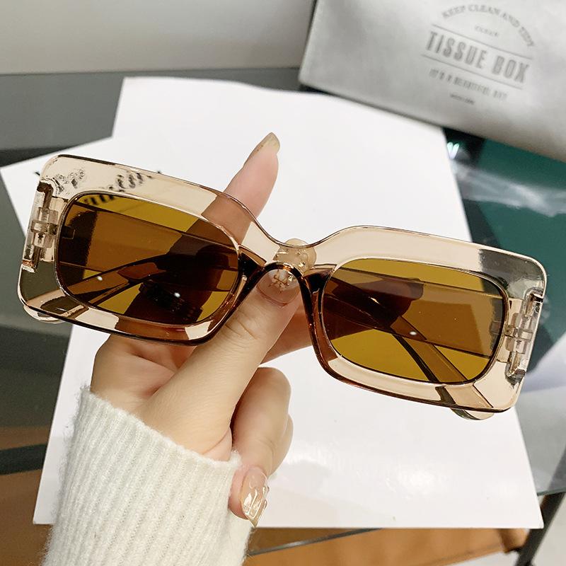 New Vintage Square Sunglasses Women Men Brand Rectangle Sun Glasses Female Oval Eyewear Oculos De Sol for Male Female Eyeglasses