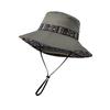 New Outdoor Sunshade Bucket Hat Women's Summer Travel Sunscreen Sun Hat Wide Brim Western Denim Seaside Hat