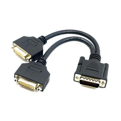 CY Stecker auf Dual DVI Buchse Splitter Verlängerungskabel für Grafikkarten Monitore DMS-59 24+5 &