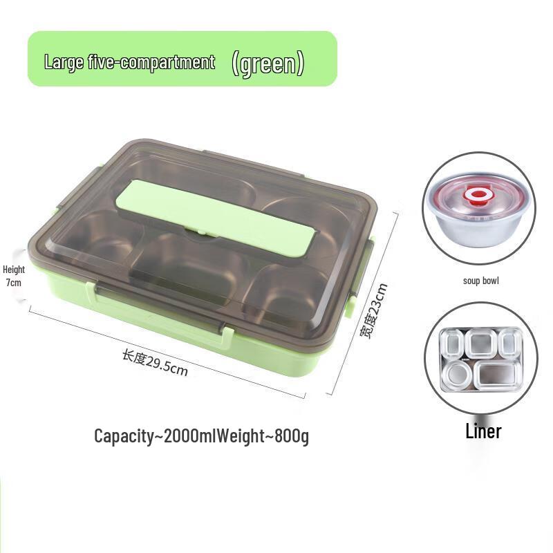 304 Stainless Steel Bento Lunch Box