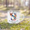 Personalisierte Tasse Floraler Initialen Name Tasse Individuelle Kaffee Heißschokolade Tassen Hochzeit Geburtstag Muttertag Weihnachten Geschenke für Sie