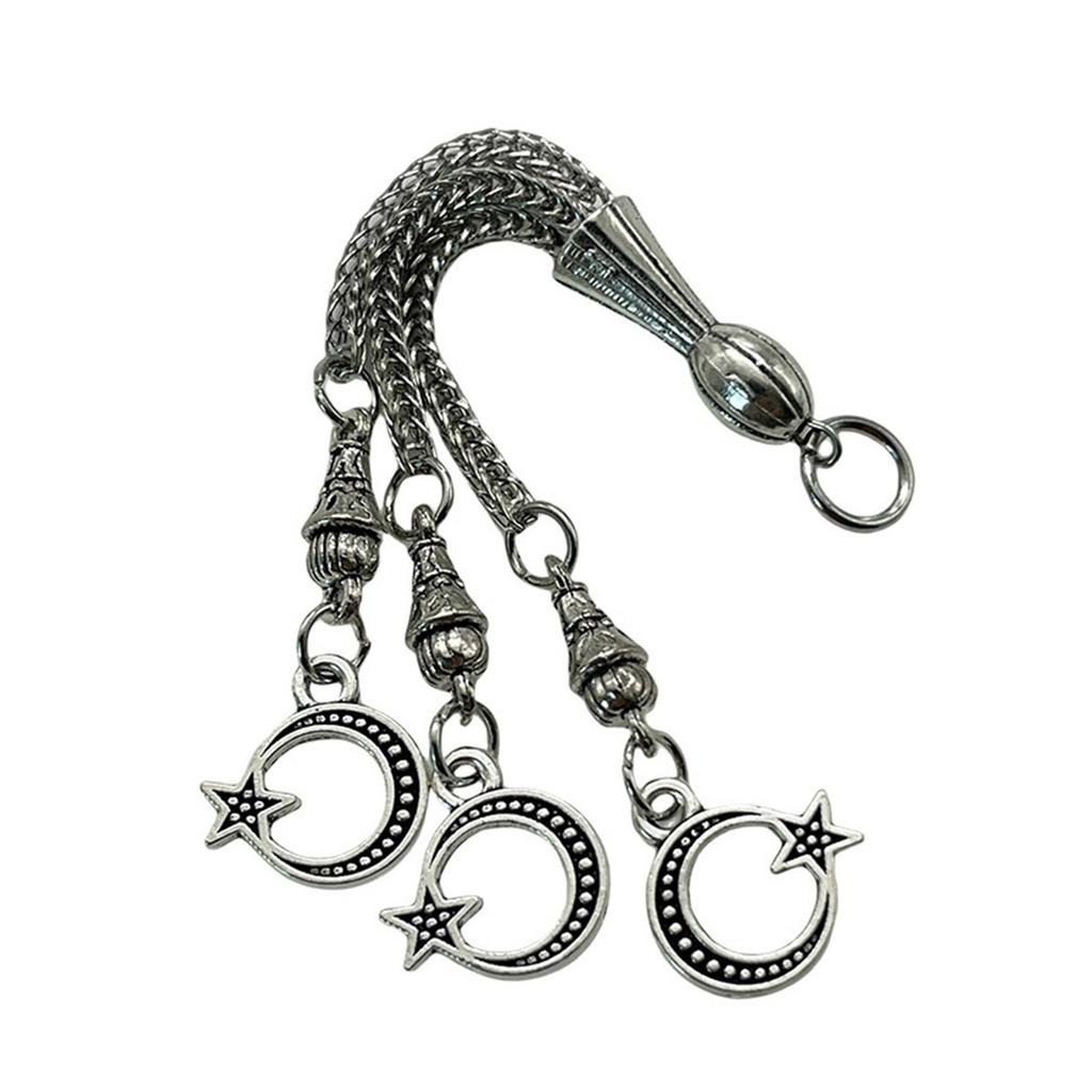 Vintage Metal Brushes Antique Silver Necklace Accessories Religious Jewelry Making Components DIY Bracelet Connectors