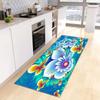 Home Kitchen Decoration Carpet Colorful Butterfly Printed Floor Mat Entrance Corridor Carpet Home Decoration