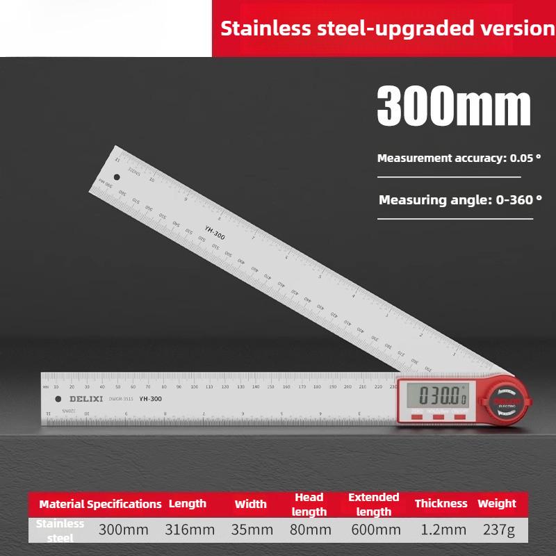 360 Degree Protractor Digital Display Angle Ruler High-precision Electronic Measuring Instrument Portable Measuring Tools