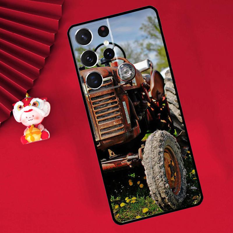 Farm Vehicle Tractor Case For Samsung Galaxy S24 Ultra S22 S23 Plus Note 10 Note 20 S8 S9 S10 S20 S21 FE Cover