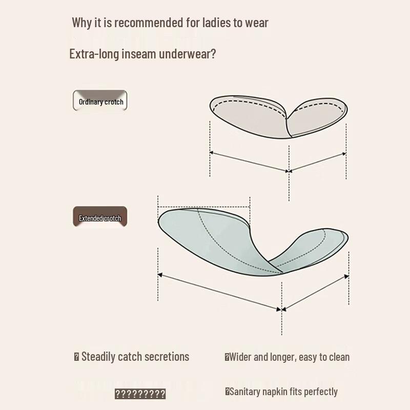 Audifen Women's High-Waisted Cotton Blend Seamless Briefs 3-Pack