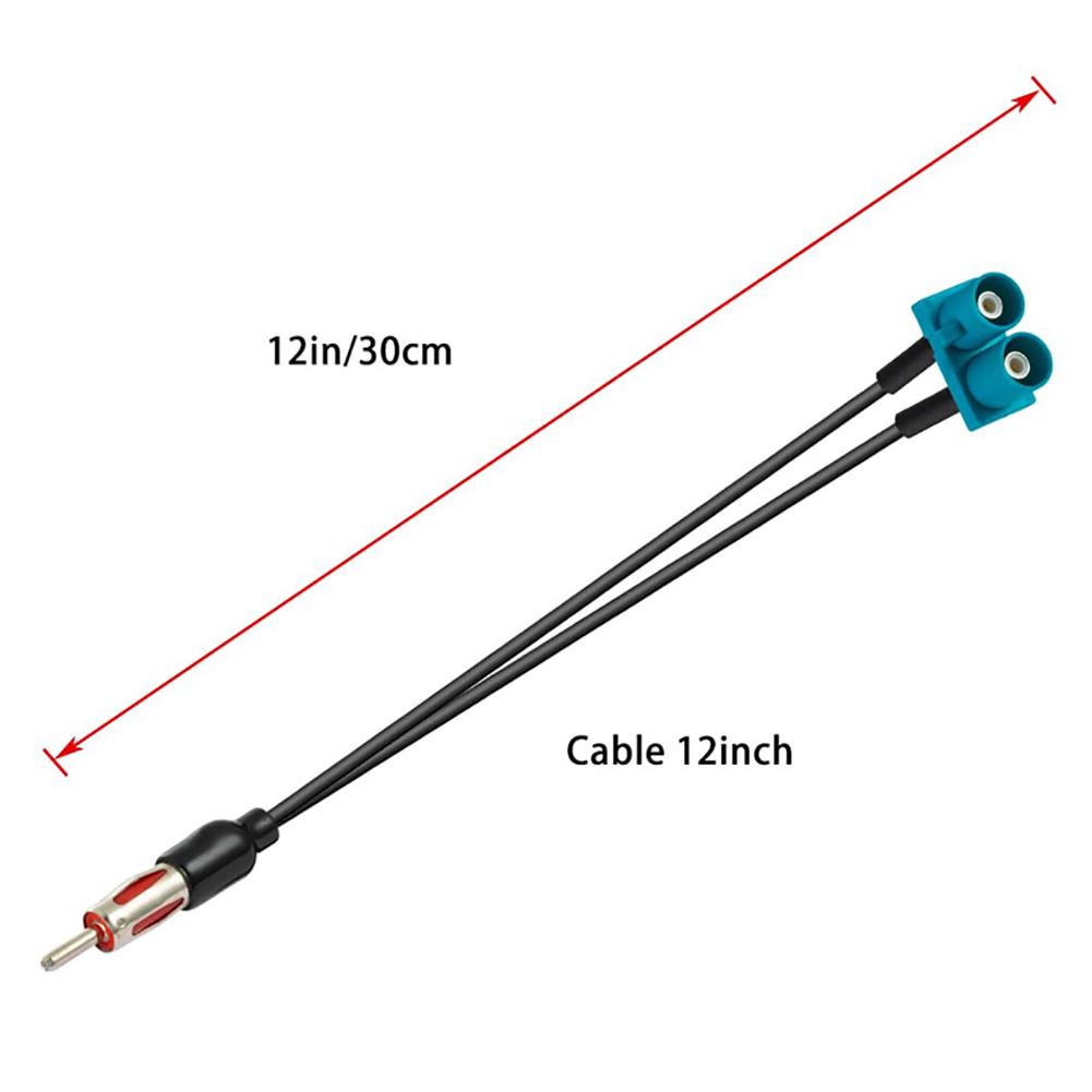 Car Audio Cable Adapter Antenna Dual Female Fakra Radio To Standard Moto Din Male Aerial Antenna Adapter For Ford Mondeo MA MB