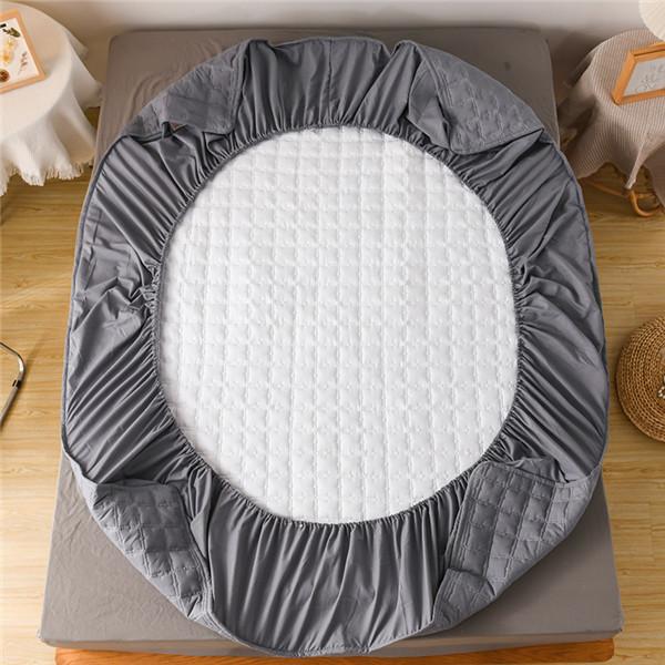 Waterproof Mattress Pad Protector Comfortable Fitted Sheet Thicked Quilted Fitted Bed Sheet Breathable Mattress Pad Topper Cover